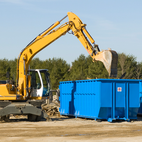 what kind of customer support is available for residential dumpster rentals in Lynndyl